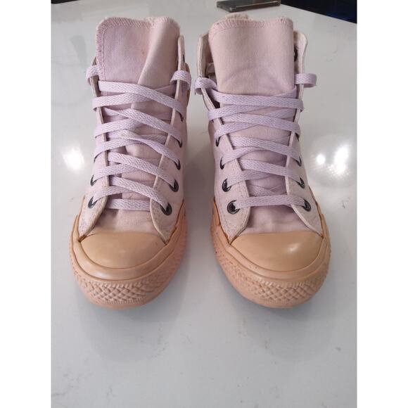 Converse special edition  Pink hitop Athletic Shoes-7 W.Barbiecore - Picture 3 of 9